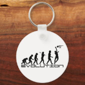 Evolution Basketball Player Art Schlüsselanhänger (Vorderseite)