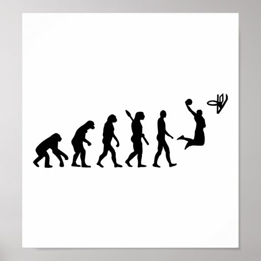 Evolution Basketball Poster (Vorne)