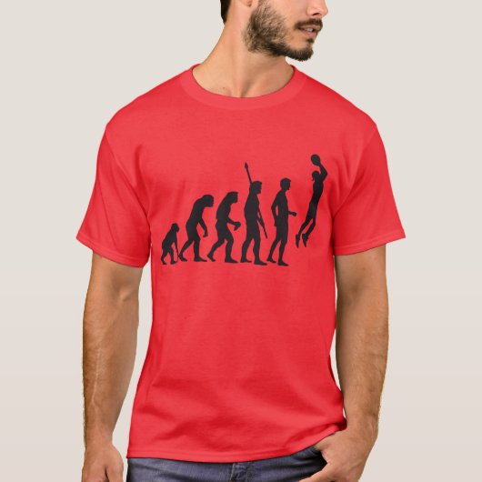 evolution basketball T-Shirt (Vorderseite)
