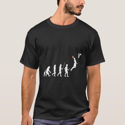 Evolution Basketball T-Shirt (Vorderseite)