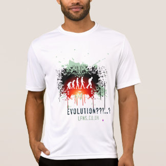 Evolution/behalten links - Leistungs-Faser T-Shirt