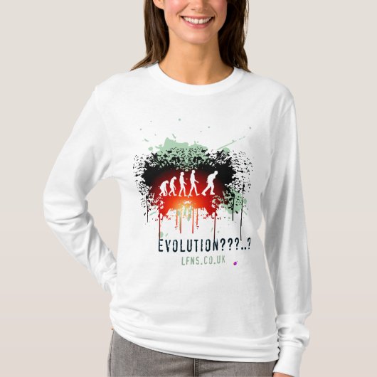 Evolution/behalten links OM Hoodie T-Shirt (Vorderseite)
