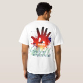 Evolution/behalten links Wert T-Shirt (Schwarz voll)