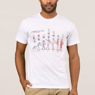 Evolution Bella Leinwand T-Shirt