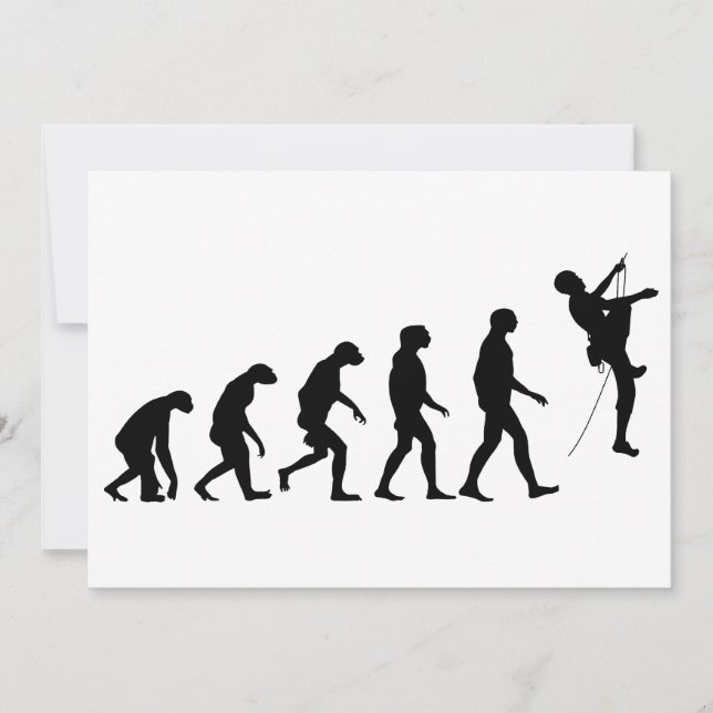 Evolution Bergsteigen (Vorderseite)