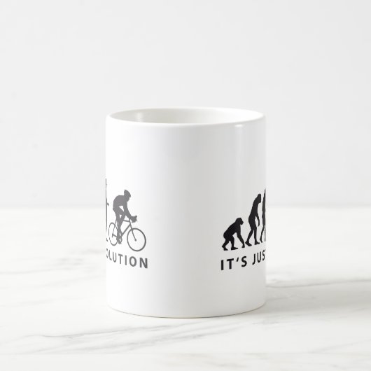 evolution bicycle kaffeetasse (Mittel)
