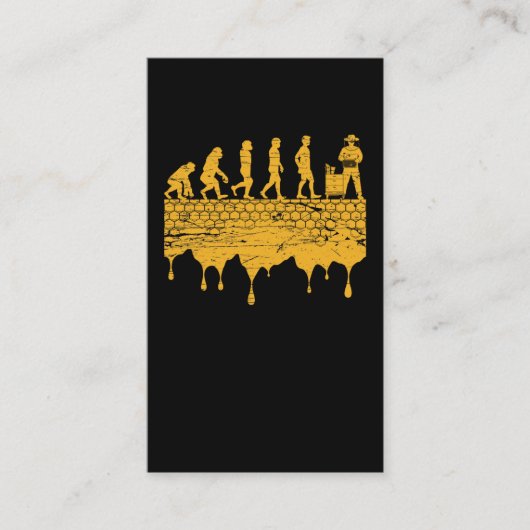 Evolution Bienenzüchter Frauen Bienenzucht Honigbi Visitenkarte (Vorderseite)