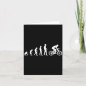 Evolution Bike Man Humour Cyclist Funny  Karte (Vorderseite)