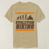 Evolution Bike Motorrad Straßengeschwindigkeit T-Shirt (Design vorne)
