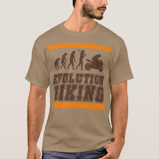 Evolution Bike Motorrad Straßengeschwindigkeit T-Shirt