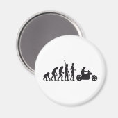 evolution biker magnet (Vorderseite/Rückseite)