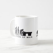 evolution billard kaffeetasse (Vorderseite Links)