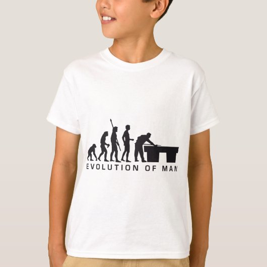 evolution billard T-Shirt (Vorderseite)