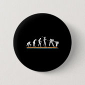 Evolution Billiards Funny Vintag Button (Vorderseite)