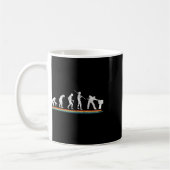 Evolution Billiards Funny Vintag Kaffeetasse (Links)