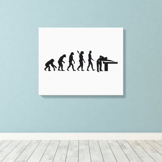 Evolution Billiards Leinwanddruck (Insitu (Holzboden))