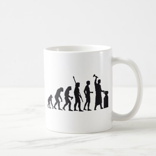 evolution blacksmith kaffeetasse (Rechts)