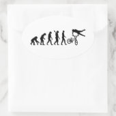 EVOLUTION BMX OVALER AUFKLEBER (Tasche)