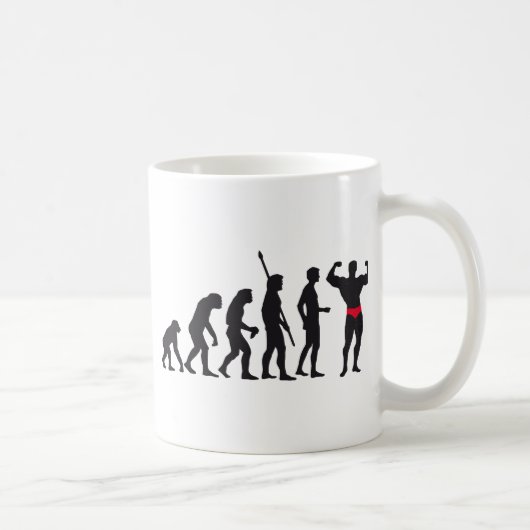 evolution bodybuilding kaffeetasse (Rechts)