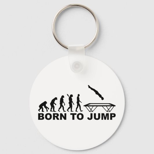 Evolution born to jump trampoline schlüsselanhänger (Vorderseite)