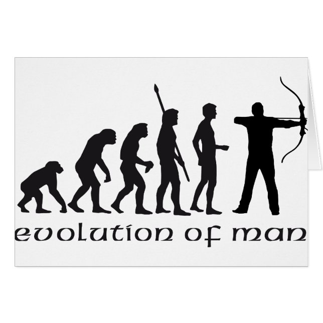 evolution bow and arrow (Vorderseite (Horizontal))