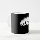 Evolution Bowling Kaffeetasse (Vorderseite Links)