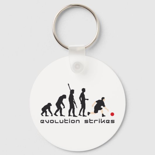 Evolution Bowling Schlüsselanhänger (Vorderseite)