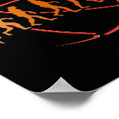 Evolution Bysketbyll Player Byll Game Hoops Poster (Ecke)