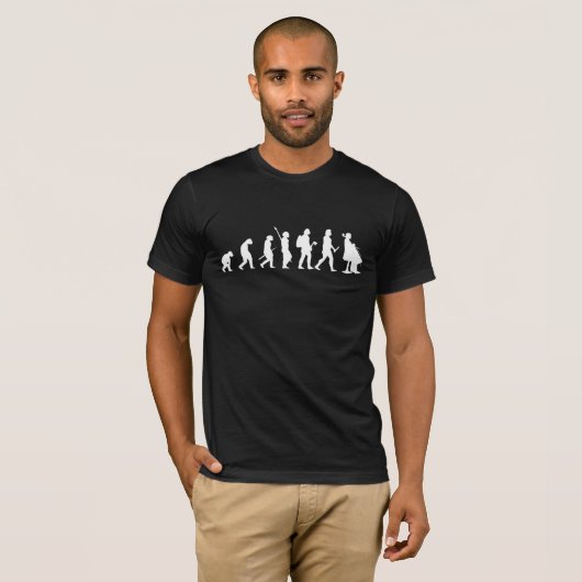 Evolution Cellistdes lustigen T-Shirt (Vorne ganz)