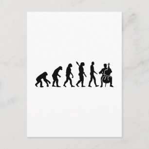 Evolution Cello Postkarte