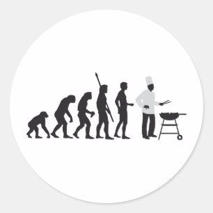 evolution chief runder aufkleber