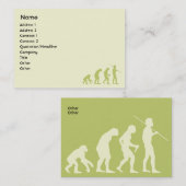 Evolution - Chubby Visitenkarte (Vorne/Hinten)