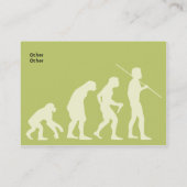 Evolution - Chubby Visitenkarte (Rückseite)