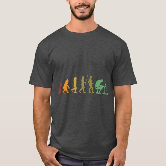 Evolution Computer-Freunde T-Shirt (Vorderseite)