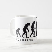 evolution dancing couple kaffeetasse (Vorderseite Links)