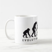 evolution dancing couple kaffeetasse (Links)