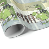 Evolution der Anthropologie Geschenkpapier (Rolleneckpunkt)