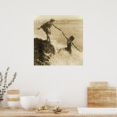 Evolution der Anzüge der Badegewässer Poster (Küche)