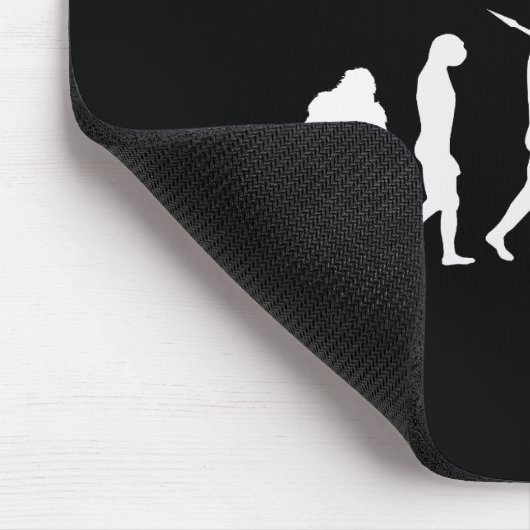 Evolution der Architektur-Architekten-Zeichner Mousepad (Ecke)