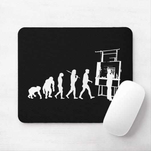 Evolution der Architektur-Architekten-Zeichner Mousepad (Mit Mouse)