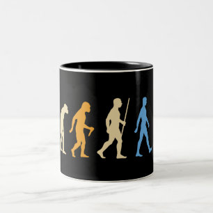 Evolution der Bodenerhebung Zweifarbige Tasse