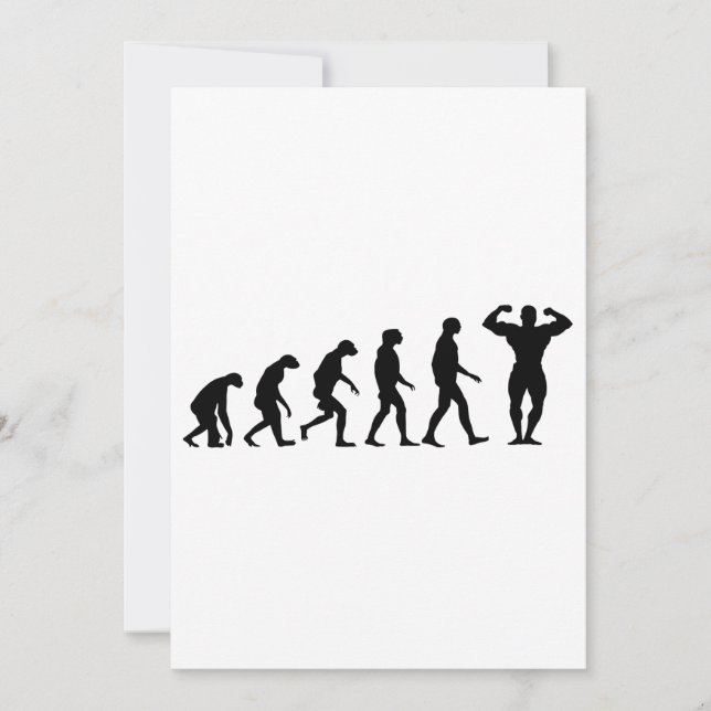 Evolution der Bodybuilding (Vorderseite)