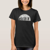 Evolution der Evolution des Menschen T-Shirt (Vorderseite)