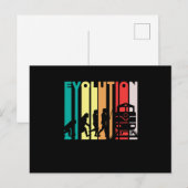 Evolution der Fahrerübergabe Postkarte (Vorne/Hinten)