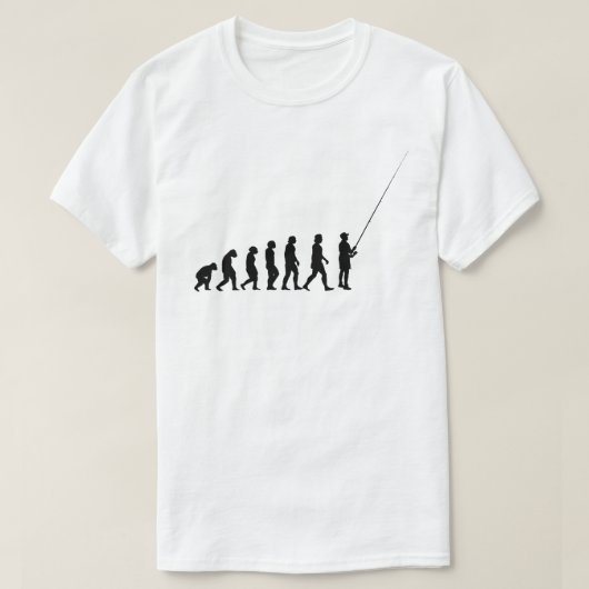 Evolution der Fischerei T-Shirt (Design vorne)
