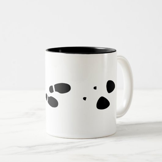 Evolution der Footprints der Behörde Zweifarbige Tasse (VorderseiteRechts)