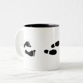 Evolution der Footprints der Behörde Zweifarbige Tasse (Vorderseite Links)