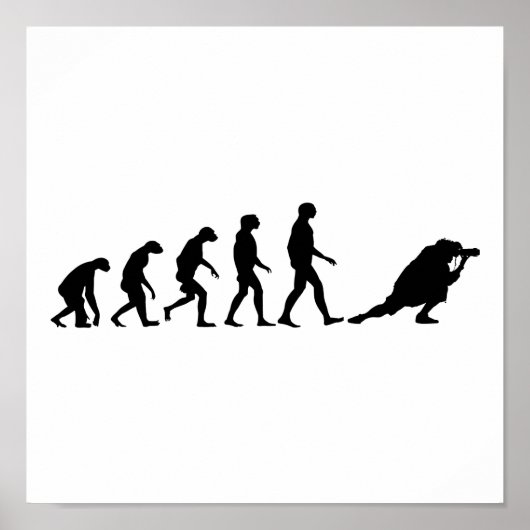 Evolution der Fotografie Poster (Vorne)