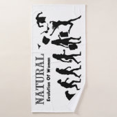 Evolution der Frau Badehandtuch (Badehandtuch)