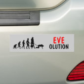 Evolution der Frauen Autoaufkleber (Auf Auto)